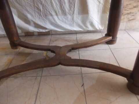 Stary przedwojenny stół dębowy rozkładany