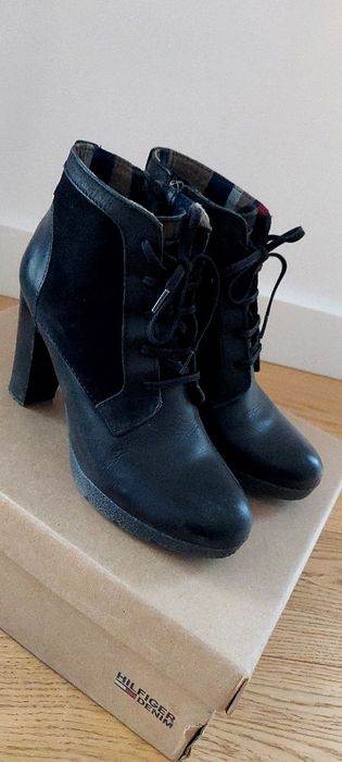 Buty Tommy Hilfinger, rozmiar 37 skóra