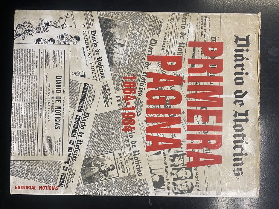 Livro Primeira Página Diário de Notícias 1864/1984