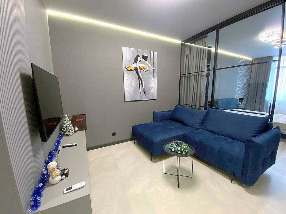 новая дизайнерская квартира в жк Олимпийский, панорама моря