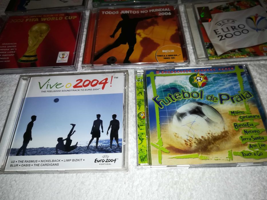 torneios de futebol (mundial, europeu, mundialito praia) cds raros
