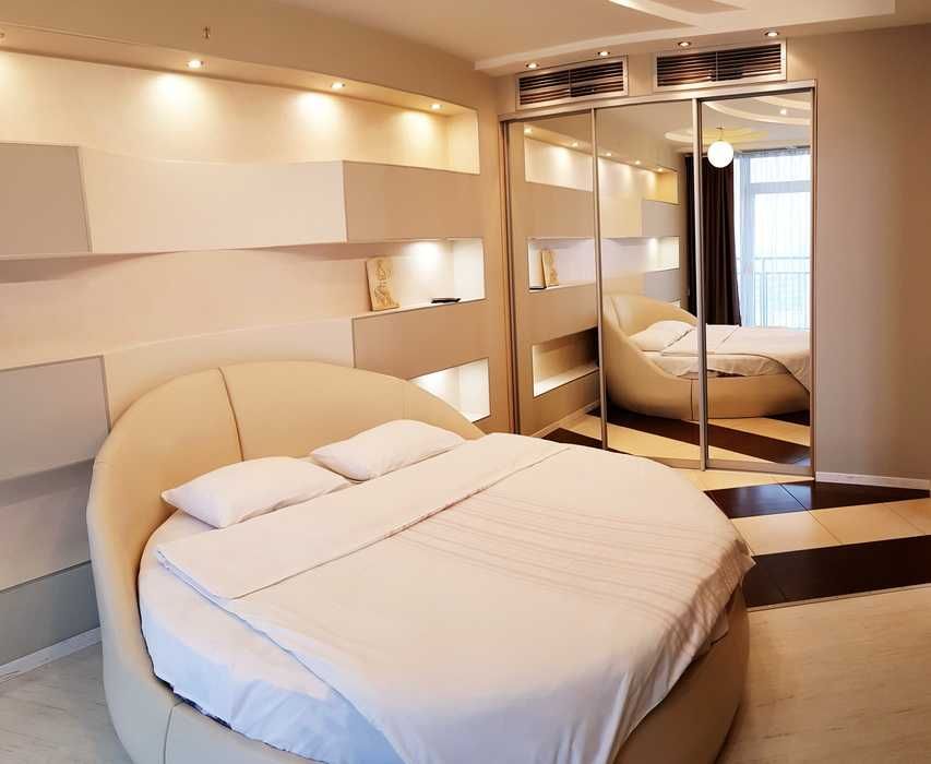 ЛЮКС в ЖК Мост Сити, вид на реку, 2к, ванна, центр. Новый дом. Балкон.