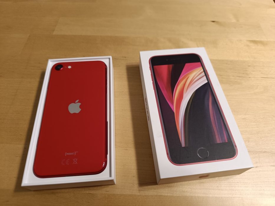 IPhone SE 64GB model 2296 czerwony używany sporadycznie