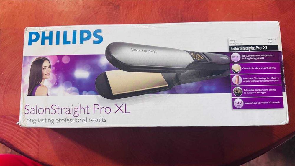 Випрямляч для волосся Philips SalonStraight Pro XL HP4667 (Утюжок)