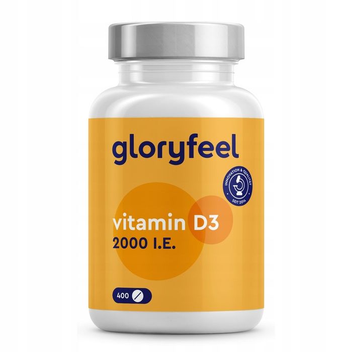 witamina d3 2000 jm - 400 tab witamina słońca na odporność gloryfeel