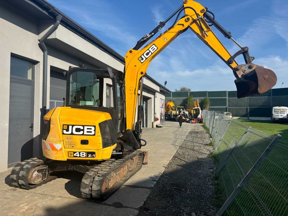 Minikoparka JCB 8018 z 2016r.waga 1822 kg,JCB 19C-1.JCB48Z-1.