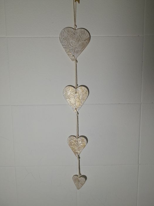 Decoração de parede corações