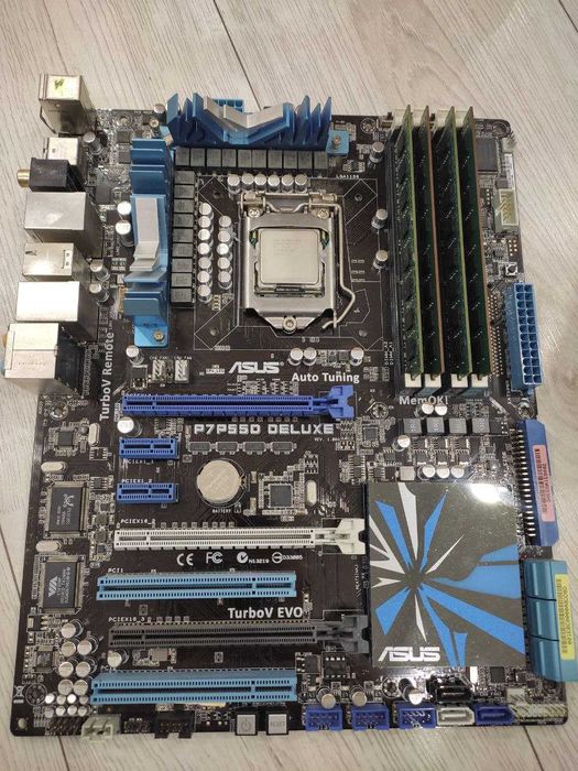 Asus P7P55D Deluxe +Процессор Intel Core i7 870 2.93-3.6 Ггц