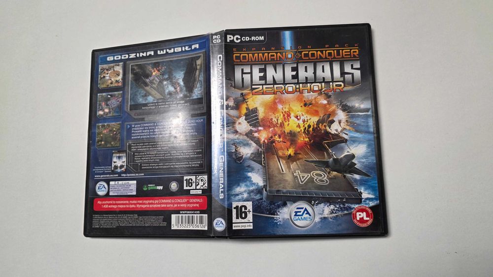 PC Command conquer Generals zero hour PL polskie wydanie premierowe