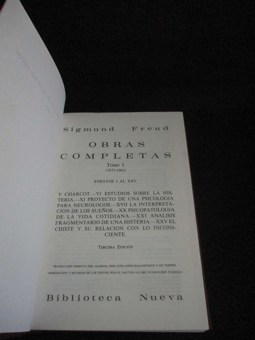 Livros Obras Completas Sigmund Freud 3 Volumes - Completo