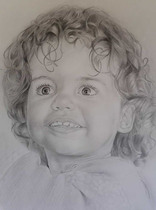 Retratos, desenho, pintura, lápis, carvão