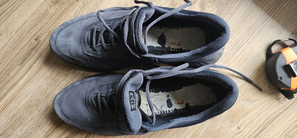 ECCO męskie granatowe skórzane buty rozmiar 42 wkładka 26,5cm