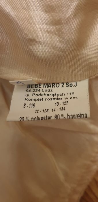 Sukienka + bolerko rozm. 116