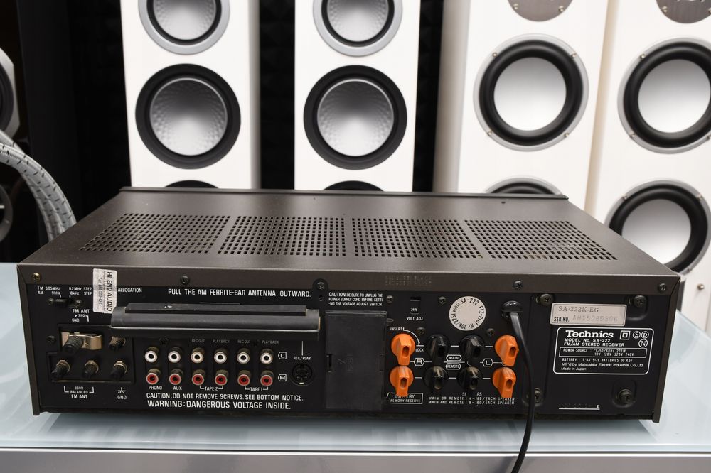 wzmacniacz amplituner stereo Technics SA-222 całkowicie sprawny!