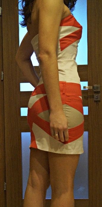 Sukienka koktajlowa czarna, rozm. S / M świeta, sylwester