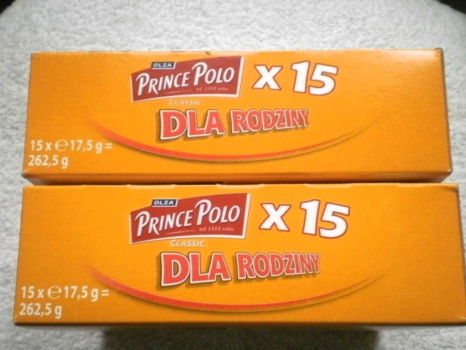 Prince Polo słomki w czekoladzie.