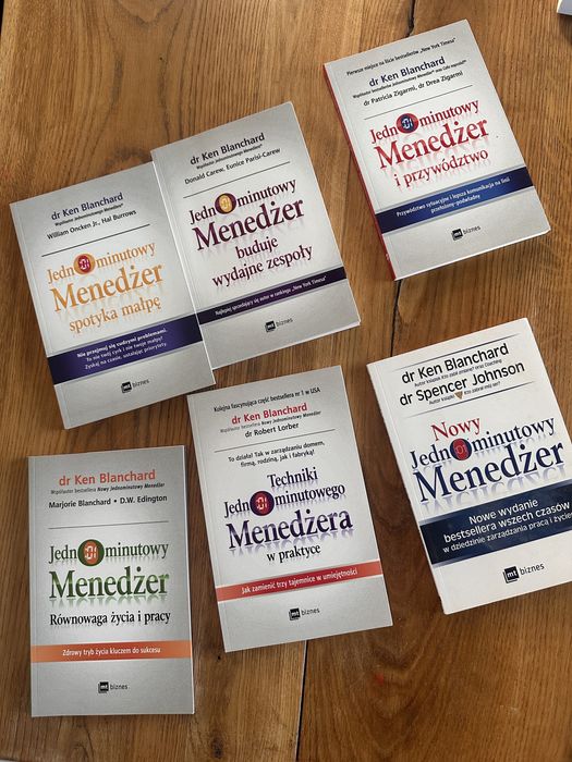 Jednominutowy menadżer cała seria 6 książek