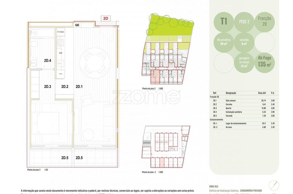 Apartamento T1 NOVO | R. Montes Burgos - Porto