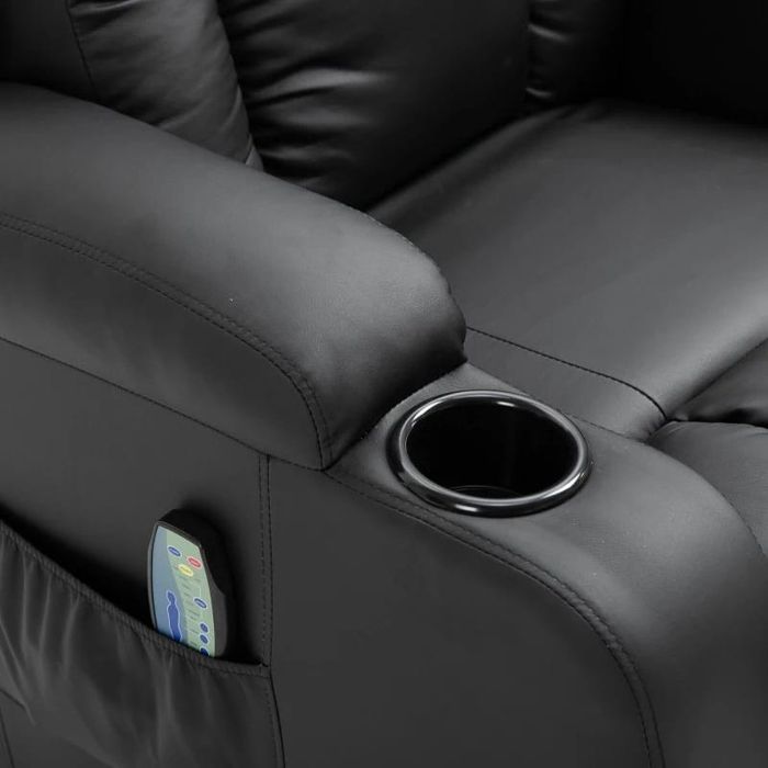 Fotel bujany z masażem rozkładany do spania