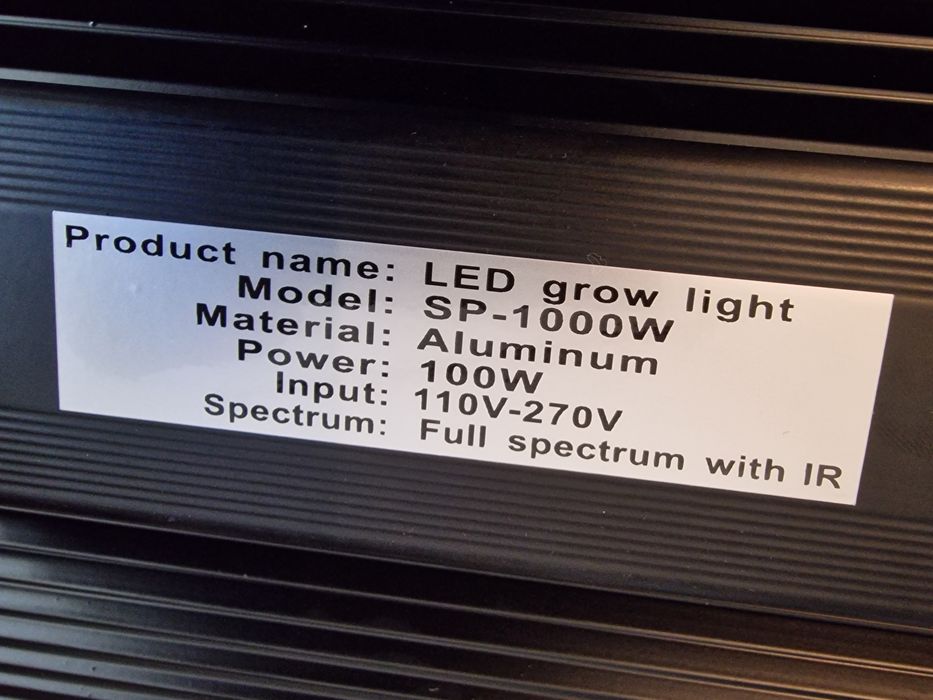 Lampa do uprawy roślin 100w
