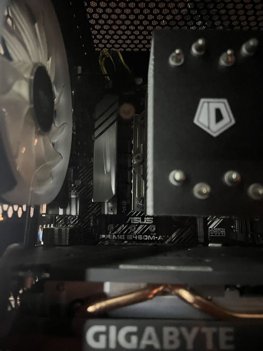 Матернская плата Prime B460M в сборе с процессором и оперативкой