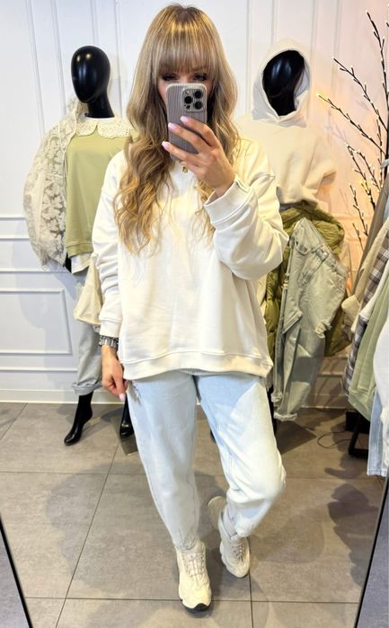 Redstar Lenoshka bluza long / kokos / Rozmiar Uni