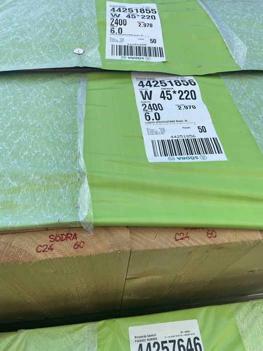 Drewno świerk skandynawski, tarcica strugana sucha