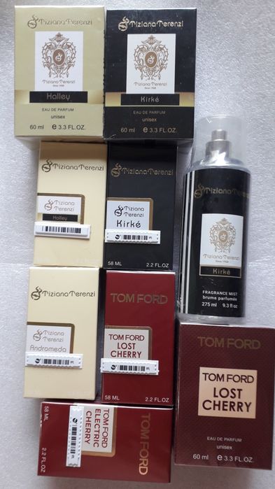 Духи Tiziano Terenzi Kirke.Andromeda.Holley.Tom Ford Lost Cherry.лот