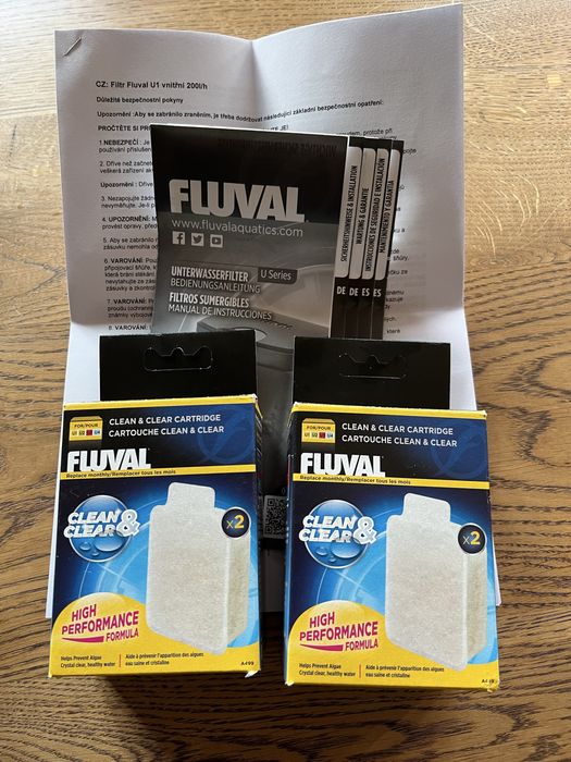 Filtr akwariowy Fluval U1 plus 2 wklady