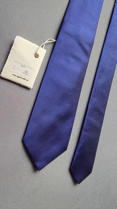 krawat jedwabny LUIGI BORRELLI