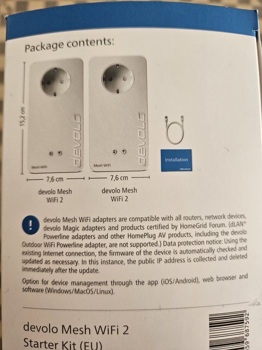 Devolo Powerline mesh wifi 2 starter kit