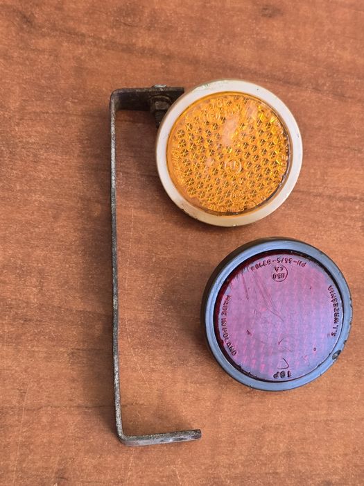 Czarny odblask romet wsk