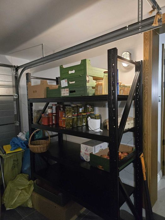 Regał Metalowy Magazynowy do Garażu Piwnicy Magazynu Solidny i Tani