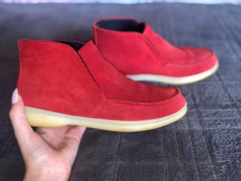 Жіночі лофери , натуральна замша