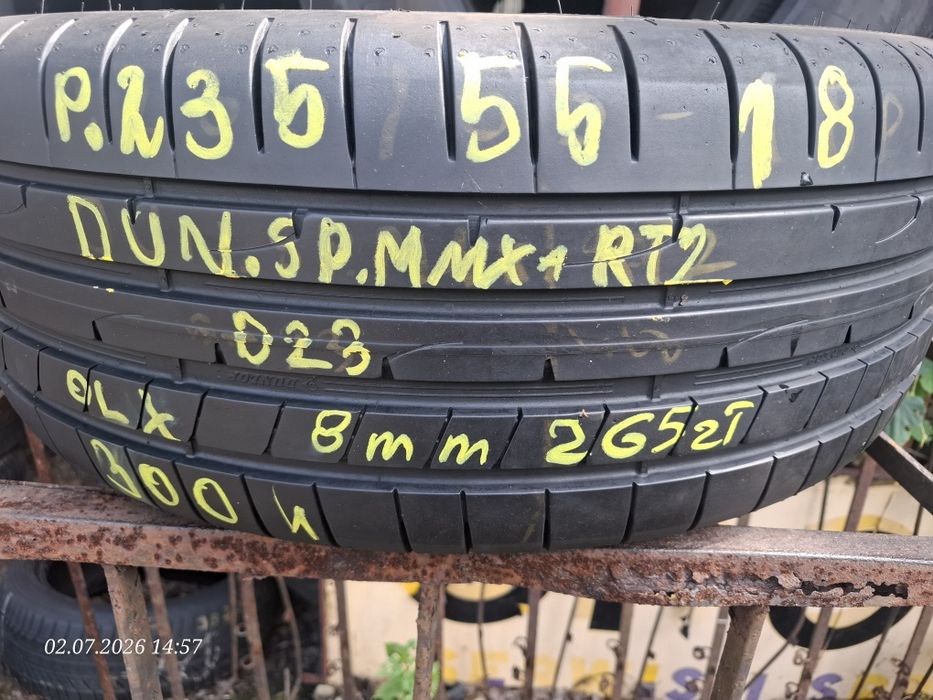 Sprzedam oponę letnią używaną Dunlop Sport maxx rt2