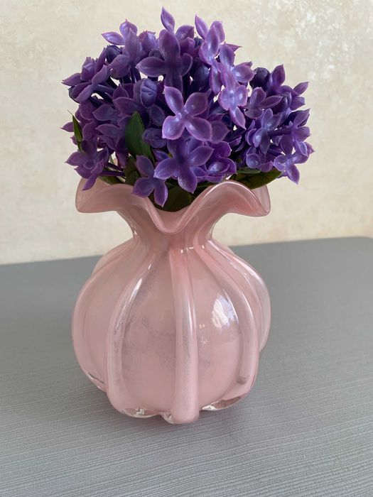 Скляні вази Adele.Колір Жовтий,Зелений,Лаванда,Рожевий.Вазы стекляные.