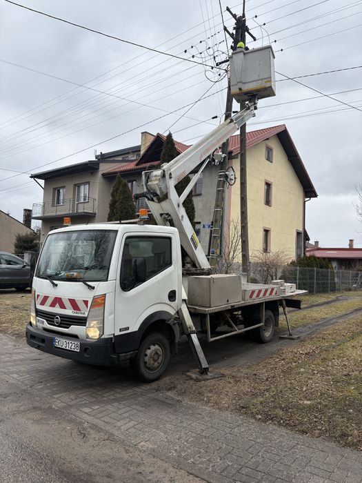 Podnośnik koszowy na busie zwyżka wynajem