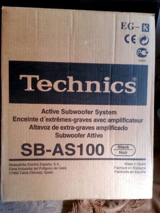 Subwoofer Technics SB AS100 karton Pozna Winogrady OLX.pl