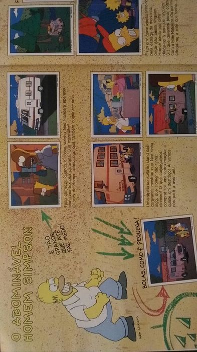 Caderneta Panini Simpsons - 1991