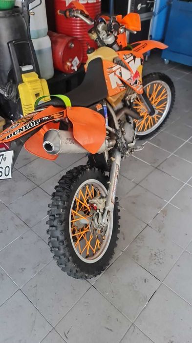 KTM exc 400 mais atrelado basculante