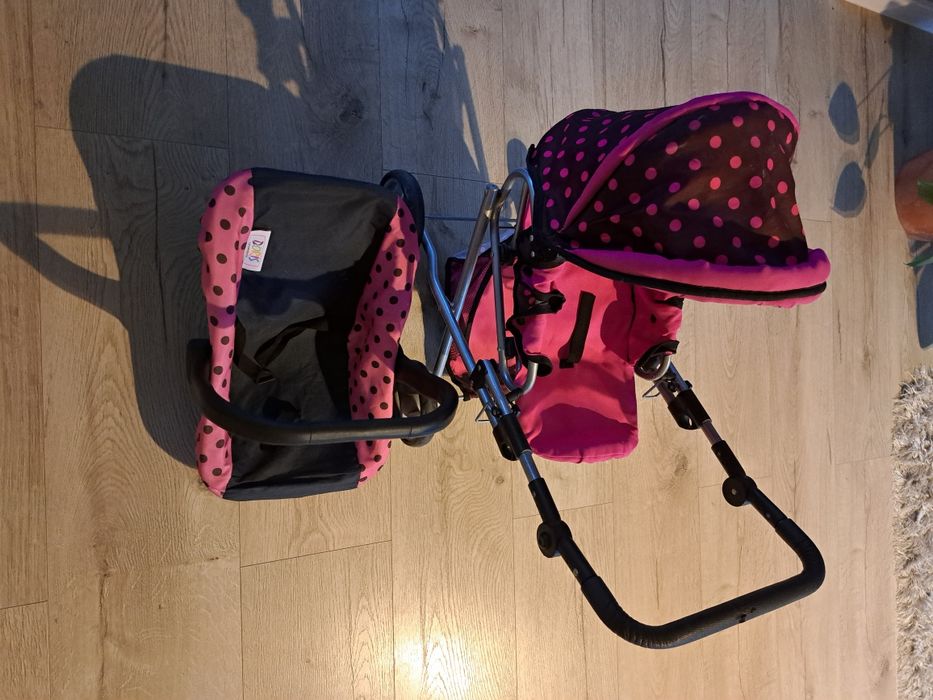 Wózek dla lalek + nosidełko