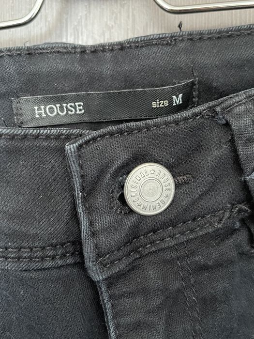 Czarne spodnie House skinny M