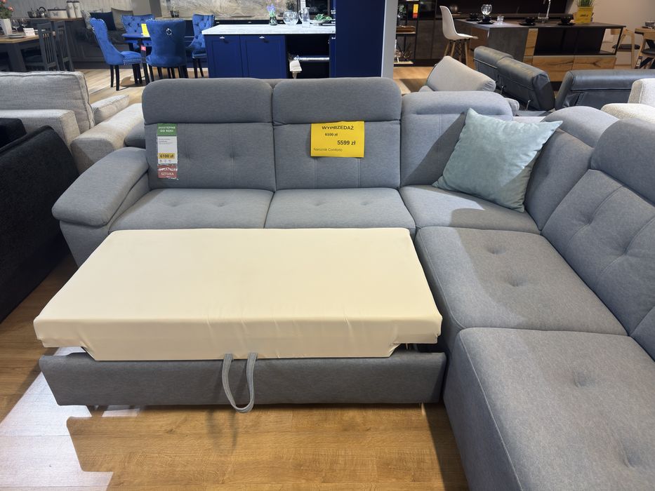 Narożnik Comforto Meblosoft wyprzedaż ekspozycji