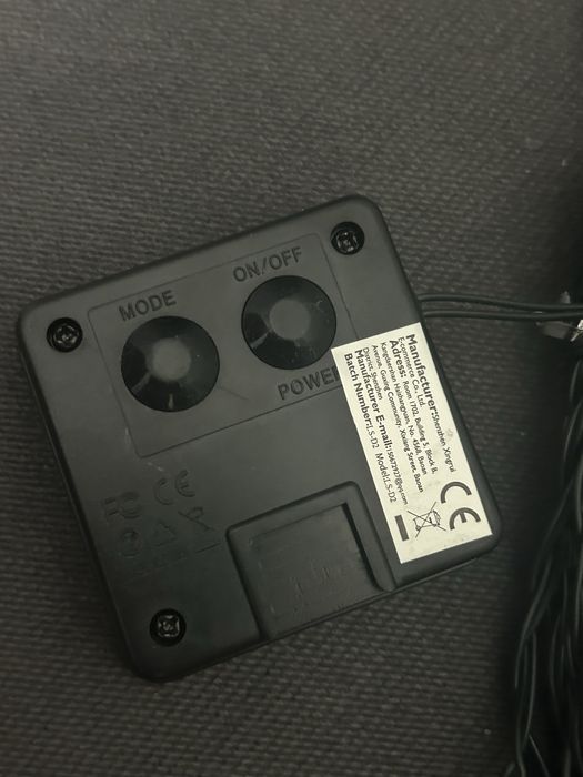 Lampki solarne LED girlanda kule na ogród/balkon - 20 LED