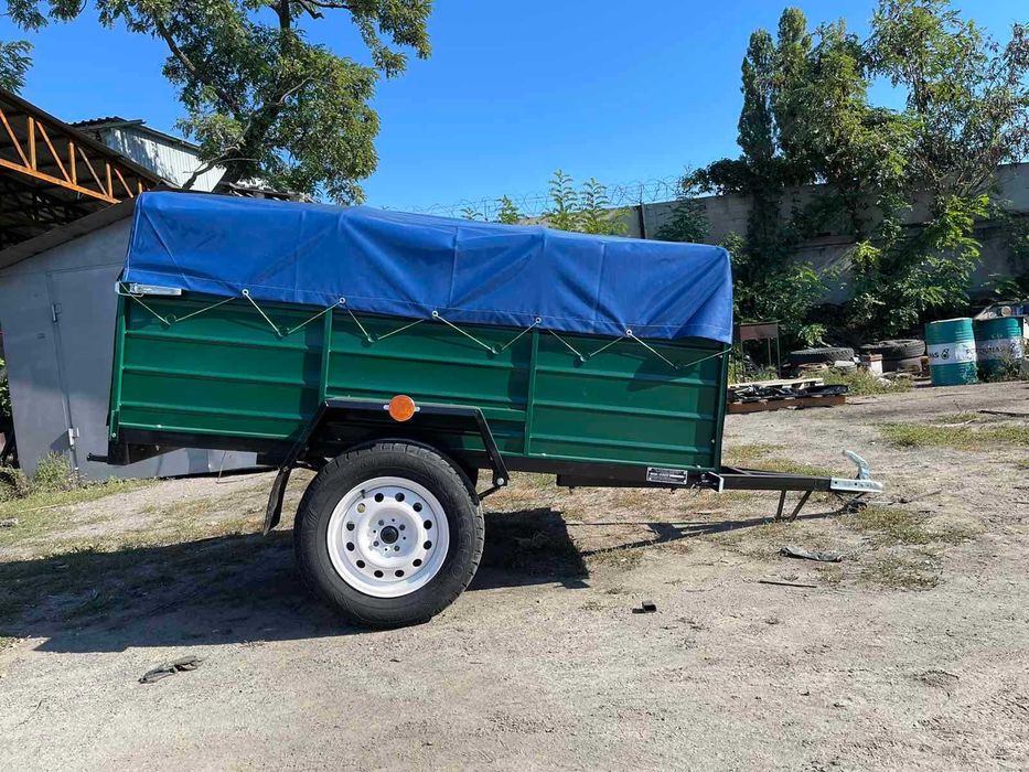 Новий надійний одновісний причіп  Дніпро-21. Завод!