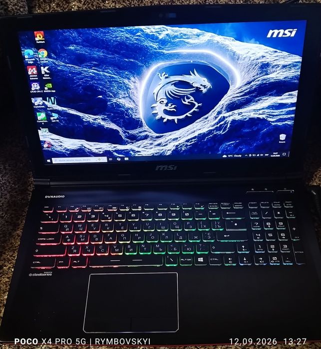 Ігровий ноутбук MSI GE62 Apache Pro / i7-6700HQ / GTX 970M / 16GB RAM /ssd+hdd
