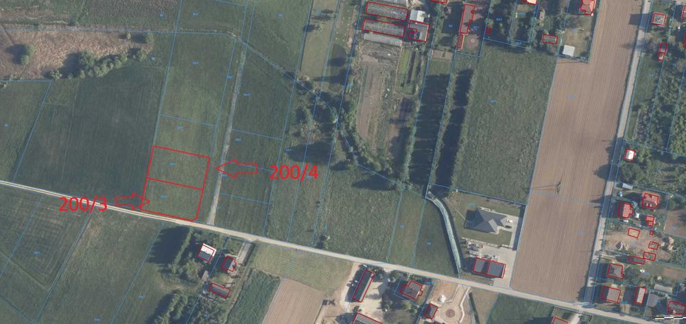 Działka 1201m2 w Łopusznie