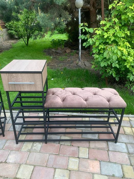 банкетка для взуття з ящиком