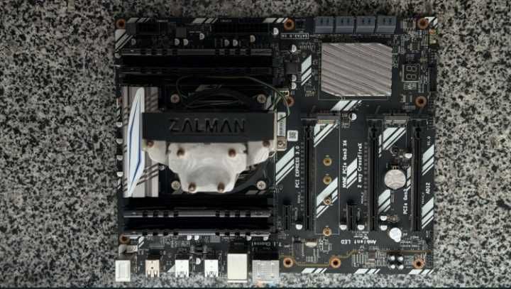 Потужний комплект X99+Xeon E5-2678v3 (12 ядер/24 потоки)+Zalman CNPS5X