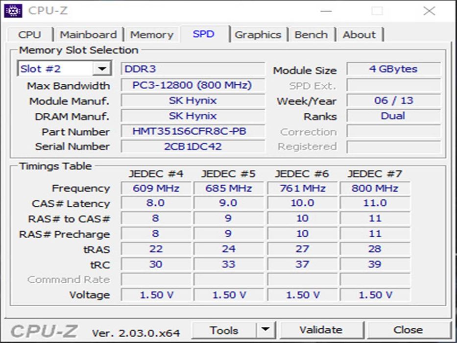 DDR3 8GB HyniX 12800